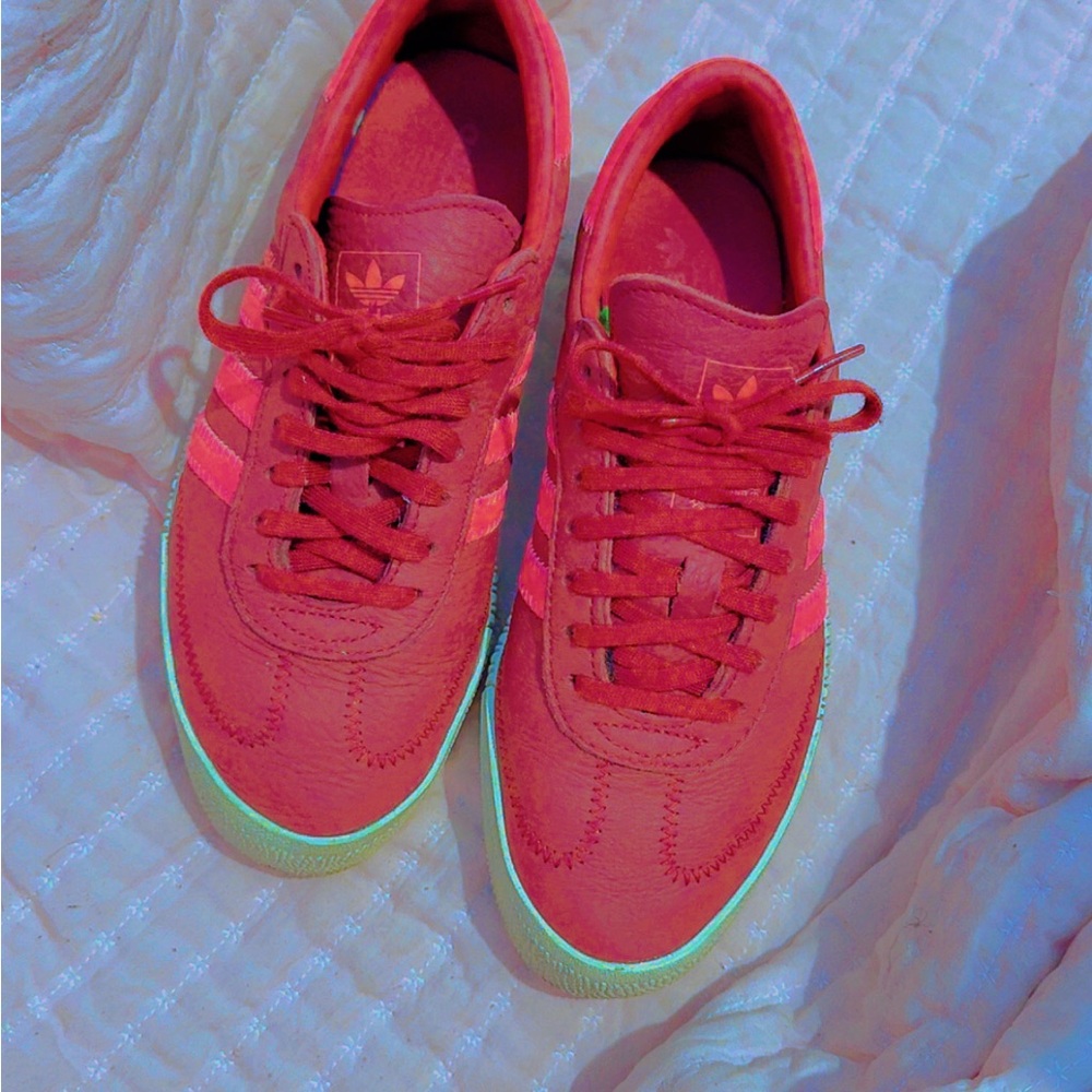 Adidas Women's Vibrant Red Sneakers